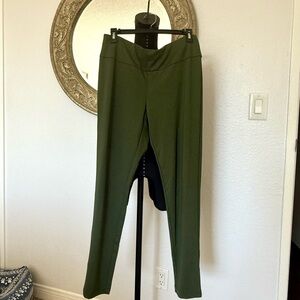 Soho Apparel Forest Green Straight Leg Pants - Size L